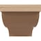 Ekena Millwork 9"W x 18"D x 9"H Wide Garner Rough Cedar Woodgrain TimberThane Corbel, Primed Tan CORUR09X18X09GARRCPR - alternate 6